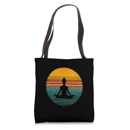 Vintage Meditation Tote Bag