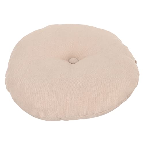 YARNOW Seat Cushion Meditation Pillow for Floor Use Thicken Japanese Style Pouf Comfortable and Cushion for Yoga Sitting and Relaxation for Living Room and Bedroom Small Natural - color: Beige