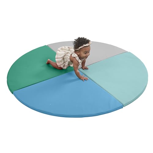 ECR4Kids SoftZone All-Around Modular Activity Play Mat, Reading Nook, Contemporary, 4-Piece