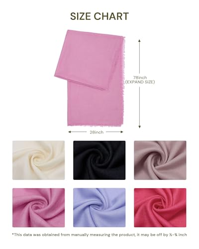 KVSS Women's Fine Knit Shawl, 55% Cashmere 45% Mulberry Silk, X Gauge 120/2NM Yarn Lightweight Spring Summer Wrap Scarf - color: Putty