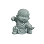 Buddha Statue, Mini Buddhist Monk, Kung Fu Monk, Zen Garden Decoration, Meditation, Home Aquarium Decoration(A7)