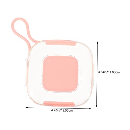 Baluue 3pcs Portable Case Compact Storage Holder for Small Items Lightweight Organizer for Travel Hiking Camping and Office Use Transparent Design for Easy Access