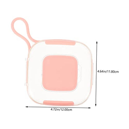 Baluue 3pcs Portable Case Compact Storage Holder for Small Items Lightweight Organizer for Travel Hiking Camping and Office Use Transparent Design for Easy Access