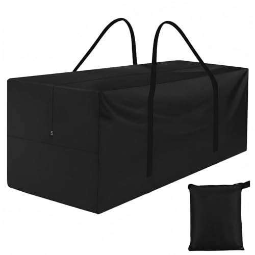 Patio Cushion Storage Bag,Outdoor Cushion Storage Bag,Waterproof storage bag with zipper and handle,Used for outdoor cushion storage and home storage. 68in L x 30in W x 20in H