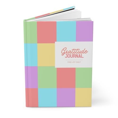 Hardcover Gratitude Journal | Matte Geometric Notebook G