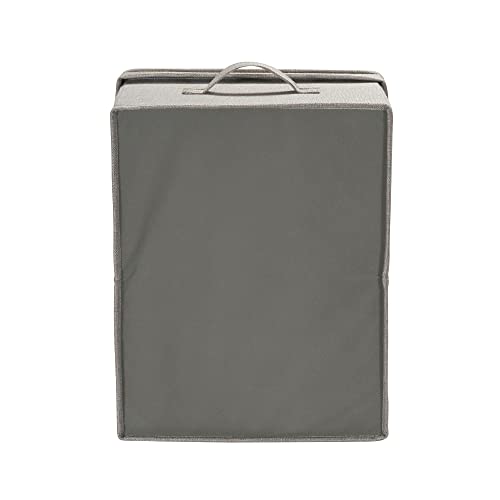Household Essentials Large Fabric Storage Bins 2 Pack, Gray - color: Grey