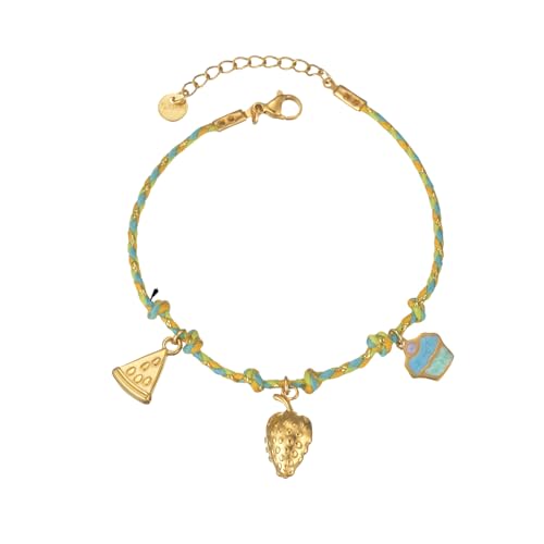 Minimalist Vintage Styles Adjustable Rope Chain Bracelet for Women Lightweight Everyday Jewelry - color: B1212 C