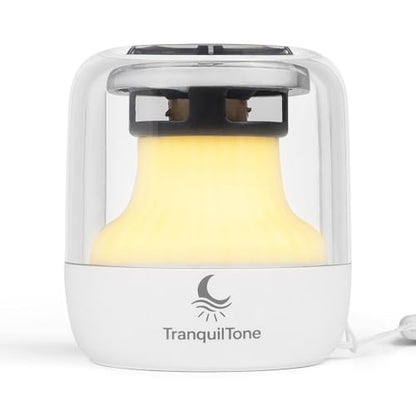 Mini Sleep Sound Machine for Baby, Kids & Adults – 15 Calming Sounds, Soft Night Light, USB-C Rechargeable (10+ hrs), Timer – Portable Travel White Noise Machine by TranquilTone