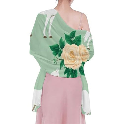 Fashion Travel Swimwear Bikini Wrap All Seasons Chiffon Scarf Beach Yarn Shawl - color: Color969