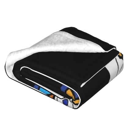 Buddha Chakra Meditation Super Soft Ultra-Fine Wool Blanket Sofa Living Room Linen Blanket Bedding Sofa Cover Blanket Soft Bed Blanket for Sofas and Beds - size: 50"x40"