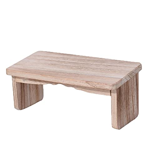 Minimalist Fashion Creative Solid Wood Meditation Stool Meditation Stool Sitting Stool Portable Folding Stool, Kneeling Stool for Drinking Teacasual/Wood Color (Foldable) - color: Wood Color (Foldable)