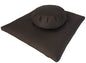 Buckwheat Zafu and Zabuton Meditation Cushion Set (2pc) - color: Brown