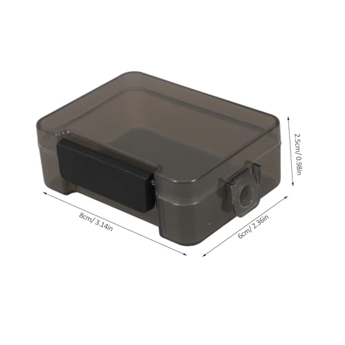 ABOOFAN Clear Stackable Plastic Storage Box for Jewelry Small Accessories Versatile Organizer for Crafts Beads and Small Items Elegant Design for Travel Everyday Use Compact