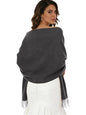 Sumolux Scarf for Women Pashmina Shawls Wraps for Evening Dresses Wedding Bridesmaid Gifts Winter Warm Soft Scarves - color: Dark Grey