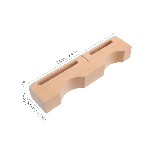 BESPORTBLE Bass Tones Rhythm Block Beech Mallet Musical Instrument for Adults Traditional Music Education