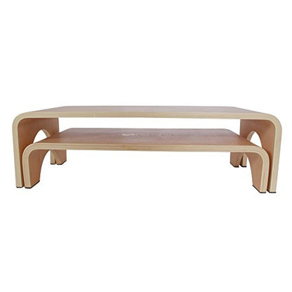 EARTHLITE Wooden Step Stool - Beautiful Finish, Large Surface, Strong & Stable Bed Step, Foot Stool, Massage Step-Up (4" or 7") - style: 7" High