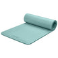 Retrospec Solana Yoga Mat Thick 1/2in Non-Slip Workout Mat with Nylon Strap - 72x24in Exercise Mat for Pilates, Stretching & Fitness - BPA Free, Easy Clean - color: Blue Ridge