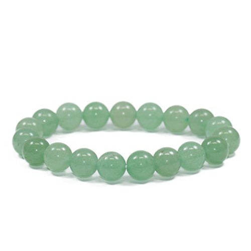 LovelyBead Gemstone Bracelets Natural Genuine Gemstones Birthstone Handmade Healing Power Crystal Beads Elastic Stretch 8mm 7.5 Inch Unisex