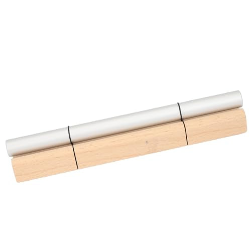 Single Tone Energy Chime for Mindfulness Meditation, Solo Hand Chime with Mallet, Cherry Wood and Aluminum Alloy Sound Healing Bell for Yoga Prayer Stress Relief (Sun)