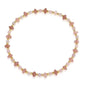 Gold Beaded Gemstone Bracelets for Women, Boho Handmade Stackable Natural Stone Labradorite Beads Bracelet Prom Jewelry Gift. - color: Beige Tan