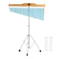 EASTROCK 36 Note Chimes Musical Instruments Percussion Instrument Single-row Chime Bar Chimes Percussion Height-Adjustable Stand Blue - color: 36note Blue