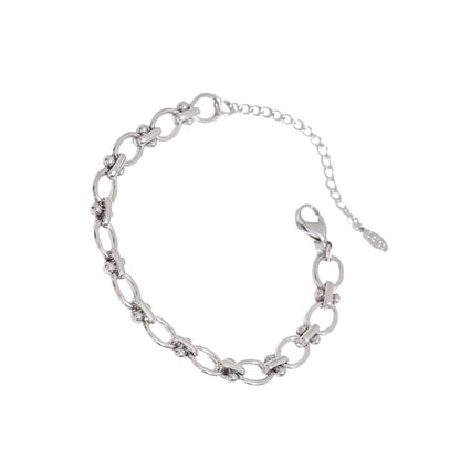 Elegant Minimalist Bangle Bracelet Adjustable Size Wristband Stainless Steel Jewelry Simple Everyday Wear Accessory - style: JDB201276 S