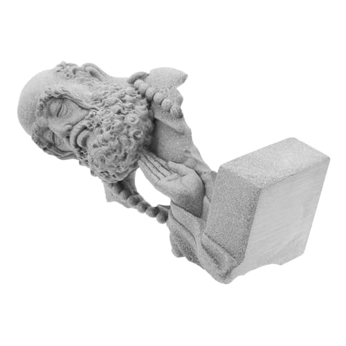 1pc Sleeping Buddha Statue Stone Outdoor Sculpture for Zen Garden Decor Compact Celestite Powder Figurine for Entryway and Meditation Spaces
