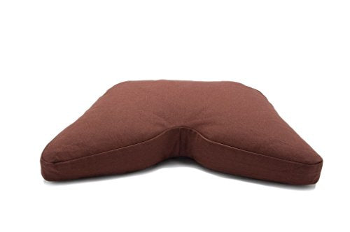 Chocolate Oversize Buckwheat Hull Cosmic Cushion Meditation Cushion Pillow