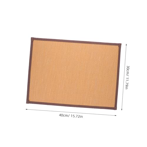 ULTECHNOVO Natural Woven Meditation Cushion Thick Floor Seat Mat for Yoga and Home Handmade Tatami Style Cooling Seat Pad and Smooth Surface for Comfortable Sitting