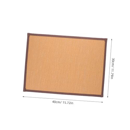 ULTECHNOVO Natural Woven Meditation Cushion Thick Floor Seat Mat for Yoga and Home Handmade Tatami Style Cooling Seat Pad and Smooth Surface for Comfortable Sitting
