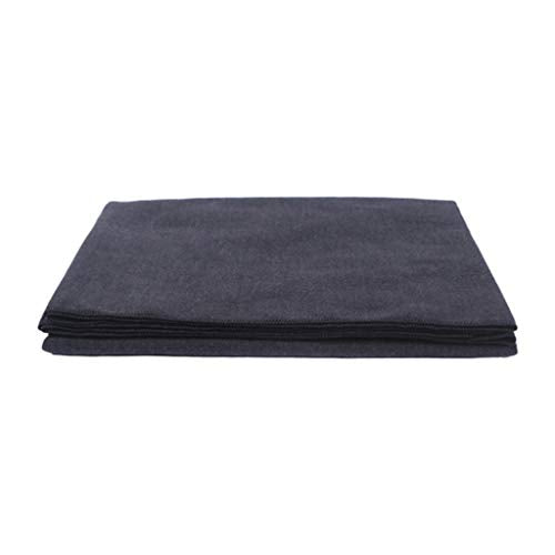 Non-Slip Warm Meditation Towel with Synthetic Wool Mat – Red