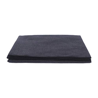 Non-Slip Warm Meditation Towel with Synthetic Wool Mat – Red