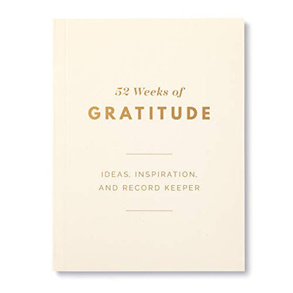 A Year of Gratitude Card Kit by Compendium - A Gratitude Note Card Kit to Inspire 52 Weeks of Giving Thanks - color: Green & Cream: A Year of Gratitude
