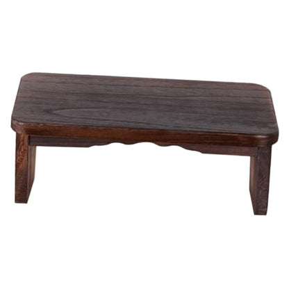 VICASKY Wood Meditation Stool for Kneeling and Sitting Folding Zen Bench Cushion Non-Skid Household Stool for Mindfulness and Prayer