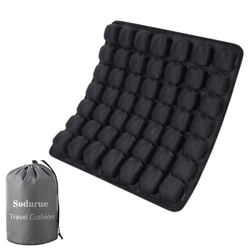 Travel Cushion Airplane Seat,Airplane Seat Cushion for Long Flights,Suppress Inflatable Seat Cushion,for Wheelchair,Car,Office (49 Air Bag) - size: 49 Air Bag