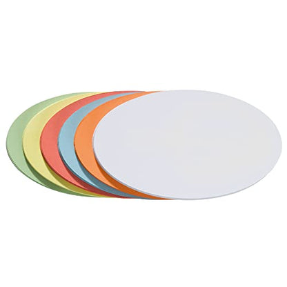 Franken UMZ 1119 04 Prompt Cards Oval 11 x 19 cm 130 GSM Pack of 500 Yellow 500 Stück Yellow - color: Yellow, size: 500 Stück