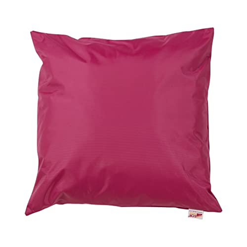 ECR4Kids Jumbo Indoor/Outdoor Kids Floor Pillow Cushion, 27in x 27in, Classroom Essentials, Raspberry - color: Raspberry