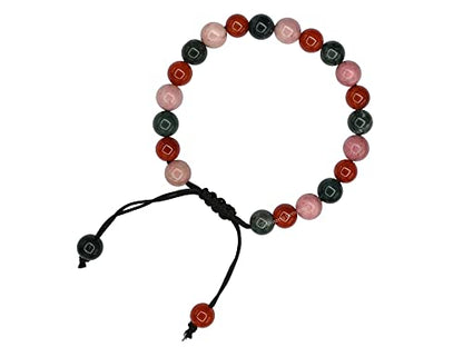 Amazing Gemstone Immunity Manifestation Bracelet - Carnelian Rhodonite Moss Agate Bracelet Set for Men Women Healing Calming Anxiety Stress Relief Gifts Pulseras Para Hombres Mujer Stocking Stuffers - color: Immunity Booster