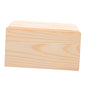 Outanaya Wooden Storage Box with Lid Square Sundries Organizer for Jewelry Gifts and More Premium Pine Material Design for Desktop Use - size: 12.5X12.5X6CM