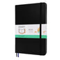 Hardcover Notebook Blank Journal Sketchbook for Drawing, Medium 5.5 by 8.4 Inch, 100 GSM Thick Paper (Black, Plain) - color: Black