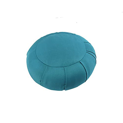 Meditation Cushion Round Cotton and Buckwheat Stuffing Size36*17cm