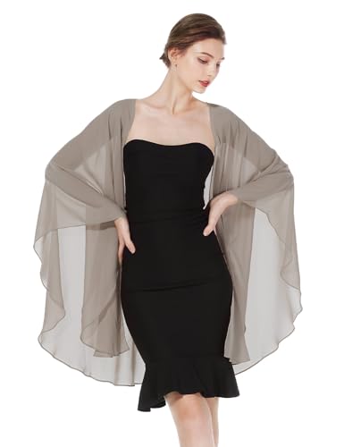 Summer Shawls and Wraps for Women Evening Dresses Bridal Wedding Lightweight Party Travel Chiffon Scarf