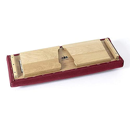 Meditation Stool, Wooden Meditation Kneeling Stool, Meditation Stool, Foldable Meditation Table, Yoga Meditation Stool, Comfortable Padded seat/A / 46×19×18cm