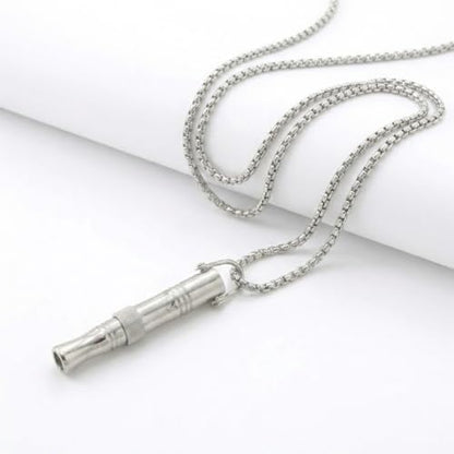 Breathing Easy Necklace, Mindfulness Breathing Stainless Steel Pendant for Stress Relief, Anxiety Management & Smoking Cessation Aid, Intricate Engraving for Men Women - color: Cylindrical Rotating Fidget Ring-Sliver