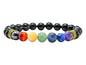 Amazing Gemstone Crystal Bracelet for Women Men's Gifts - Protection Healing Crystal Bracelet - 8mm Gemstone Beaded Stretchable Bracelet Pulseras Para Hombres Mujer Stocking Stuffers Mothers Day Gift (Chakra Bracelet (Black Obsidian)) - color: Chakra Brac