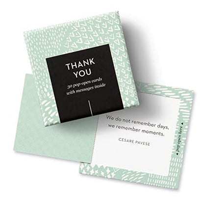Compendium ThoughtFulls Pop-Open Cards — 3-Pack of You're Awesome, You Matter, Thank You — 90 Pop-Open Cards, Each with a Different Message Inside - color: Awesome, Matter, Thank You