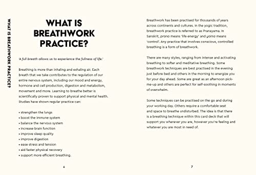 Breath Practice Cards: 50 breathwork meditations for mind, body & self (Wellness Practice Cards)