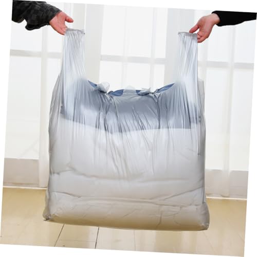 SOLUSTRE 10pcs Large Storage Bags for Clothes and Quilts Pe Material Portable Moving Bags for Blankets and Towel Organization for Home and Travel Gray