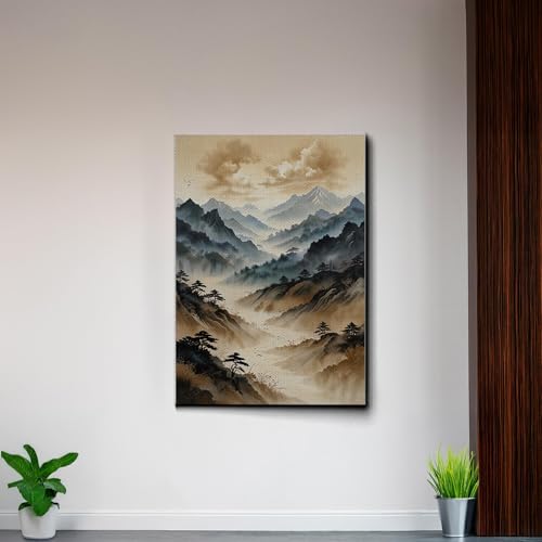 Japanese Wall Art, Minimalist Wall Art, Neutral Abstract Art, Modern Minimalist, Zen Wall Art, Zen Printed Wall Art, Japanese Art Print, Decor Canvas, Print