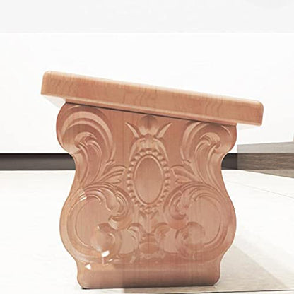 Meditation Bench, Folding Meditation Table, Oblique Leg Solid Wood Kneeling Stool, Portable Ergonomic seat, Meditation Swing Stool/A / 45×17×17cm